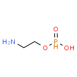 ChemSpider 2D Image | 2-Aminoethyl hydrogen phosphonate | C2H8NO3P