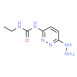 ChemSpider 2D Image | 1-Ethyl-3-(6-hydrazino-3-pyridazinyl)urea | C7H12N6O