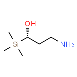 ChemSpider 2D Image | (1S)-3-Amino-1-(trimethylsilyl)-1-propanol | C6H17NOSi