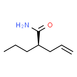 ChemSpider 2D Image | (2R)-2-Propyl-4-pentenamide | C8H15NO