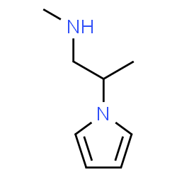 ChemSpider 2D Image | N-Methyl-2-(1H-pyrrol-1-yl)-1-propanamine | C8H14N2