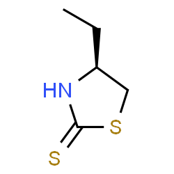 ChemSpider 2D Image | (4S)-4-Ethyl-1,3-thiazolidine-2-thione | C5H9NS2