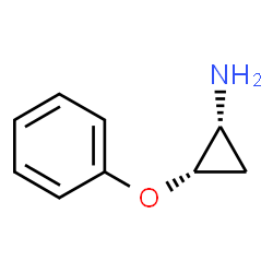 ChemSpider 2D Image | (1R,2S)-2-Phenoxycyclopropanamine | C9H11NO