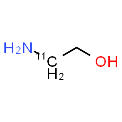 ChemSpider 2D Image | 2-Amino(2-~11~C)ethanol | C11CH7NO