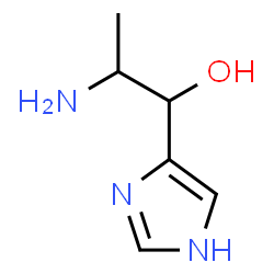 ChemSpider 2D Image | 2-Amino-1-(1H-imidazol-4-yl)-1-propanol | C6H11N3O