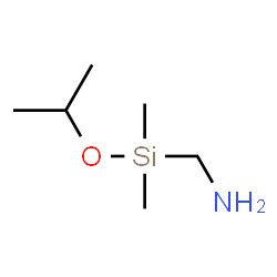 ChemSpider 2D Image | 1-[Isopropoxy(dimethyl)silyl]methanamine | C6H17NOSi
