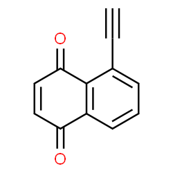 ChemSpider 2D Image | 5-Ethynyl-1,4-naphthoquinone | C12H6O2