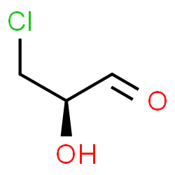 ChemSpider 2D Image | (2R)-3-Chloro-2-hydroxypropanal | C3H5ClO2