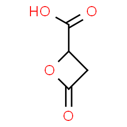 ChemSpider 2D Image | 4-Oxo-2-oxetanecarboxylic acid | C4H4O4