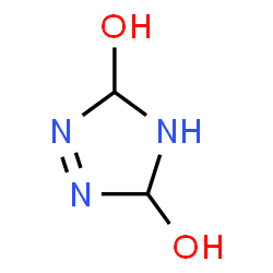 ChemSpider 2D Image | 4,5-Dihydro-3H-1,2,4-triazole-3,5-diol | C2H5N3O2
