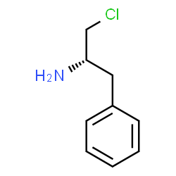 ChemSpider 2D Image | (2S)-1-Chloro-3-phenyl-2-propanamine | C9H12ClN