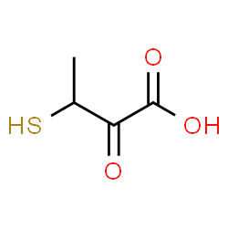 ChemSpider 2D Image | 2-Oxo-3-sulfanylbutanoic acid | C4H6O3S