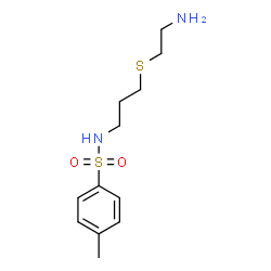 ChemSpider 2D Image | N-(3-((2-Aminoethyl)thio)propyl)-4-methylbenzenesulfonamide | C12H20N2O2S2