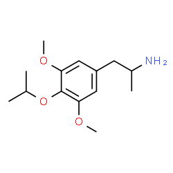 ChemSpider 2D Image | 1-(4-Isopropoxy-3,5-dimethoxyphenyl)-2-propanamine | C14H23NO3
