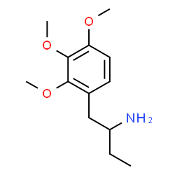 ChemSpider 2D Image | 1-(2,3,4-Trimethoxyphenyl)-2-butanamine | C13H21NO3