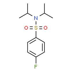 ChemSpider 2D Image | 4-Fluoro-N,N-diisopropylbenzenesulfonamide | C12H18FNO2S