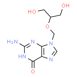 ChemSpider 2D Image | Ganciclovir | C9H13N5O4