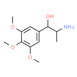 ChemSpider 2D Image | 2-Amino-1-(3,4,5-trimethoxyphenyl)-1-propanol | C12H19NO4