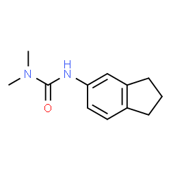 ChemSpider 2D Image | 3-(2,3-Dihydro-1H-inden-5-yl)-1,1-dimethylurea | C12H16N2O