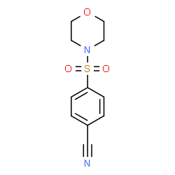 ChemSpider 2D Image | 4-(4-Morpholinylsulfonyl)benzonitrile | C11H12N2O3S