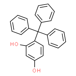 ChemSpider 2D Image | 4-Trityl-1,3-benzenediol | C25H20O2