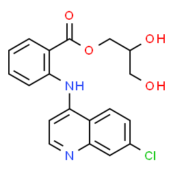 ChemSpider 2D Image | Glafenine | C19H17ClN2O4