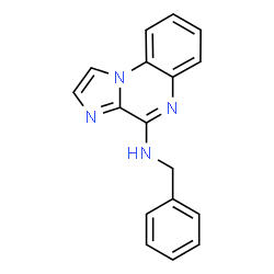 ChemSpider 2D Image | N-Benzylimidazo[1,2-a]quinoxalin-4-amine | C17H14N4