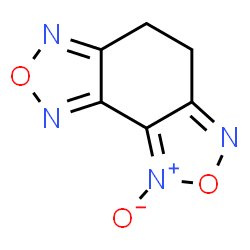 ChemSpider 2D Image | 4,5-Dihydro[1,2,5]oxadiazolo[3,4-e][2,1,3]benzoxadiazole 1-oxide | C6H4N4O3