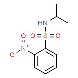 ChemSpider 2D Image | N-Isopropyl-2-nitrobenzenesulfonamide | C9H12N2O4S