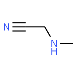 ChemSpider 2D Image | (Methylamino)acetonitrile | C3H6N2