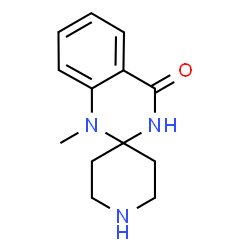 ChemSpider 2D Image | 1'-Methyl-1'H-spiro[piperidine-4,2'-quinazolin]-4'(3'H)-one | C13H17N3O