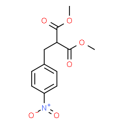 ChemSpider 2D Image | Dimethyl (4-nitrobenzyl)malonate | C12H13NO6