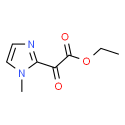 ChemSpider 2D Image | Ethyl 2-(1-methylimidazol-2-yl)-2-oxoacetate | C8H10N2O3