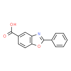 ChemSpider 2D Image | 2-Phenyl-benzooxazole-5-carboxylic acid | C14H9NO3