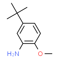 ChemSpider 2D Image | 5-Tert-Butyl-O-Anisidine | C11H17NO