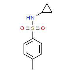 ChemSpider 2D Image | N-Cyclopropyl-4-methylbenzenesulfonamide | C10H13NO2S
