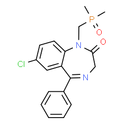 ChemSpider 2D Image | fosazepam | C18H18ClN2O2P