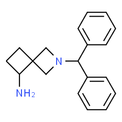 ChemSpider 2D Image | 5-Amino-2-diphenylmethyl-2-azaspiro[3.3]heptane | C19H22N2