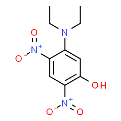 ChemSpider 2D Image | 5-(Diethylamino)-2,4-dinitrophenol | C10H13N3O5