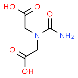 ChemSpider 2D Image | 2,2'-(Carbamoylimino)diacetic acid | C5H8N2O5