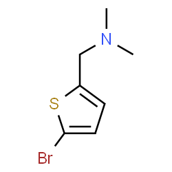 ChemSpider 2D Image | 1-(5-Bromo-2-thienyl)-N,N-dimethylmethanamine | C7H10BrNS