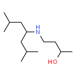 ChemSpider 2D Image | 4-[(2,6-Dimethyl-4-heptanyl)amino]-2-butanol | C13H29NO