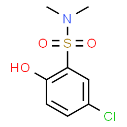 ChemSpider 2D Image | 5-Chloro-2-hydroxy-N,N-dimethylbenzenesulfonamide | C8H10ClNO3S
