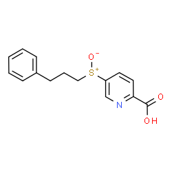 ChemSpider 2D Image | (6-Carboxy-3-pyridinyl)(3-phenylpropyl)sulfoniumolate | C15H15NO3S