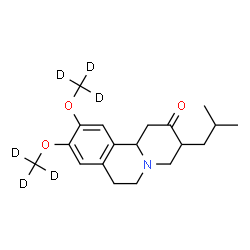 ChemSpider 2D Image | deutetrabenazine | C19H21D6NO3