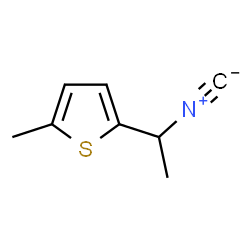 ChemSpider 2D Image | 2-(1-Isocyanoethyl)-5-methylthiophene | C8H9NS