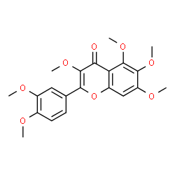 ChemSpider 2D Image | HEXAMETHYLQUERCETAGETIN | C21H22O8
