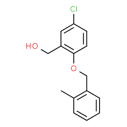 ChemSpider 2D Image | {5-Chloro-2-[(2-methylbenzyl)oxy]phenyl}methanol | C15H15ClO2