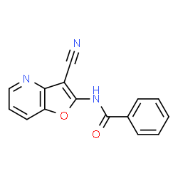 ChemSpider 2D Image | N-(3-Cyanofuro[3,2-b]pyridin-2-yl)benzamide | C15H9N3O2