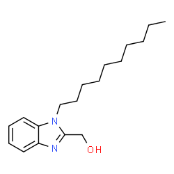 ChemSpider 2D Image | (1-Decyl-1H-benzimidazol-2-yl)methanol | C18H28N2O